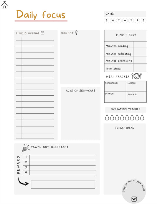ADHD Digital Planner